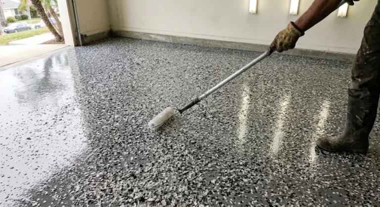 epoxy flooring gloss topcoat in huntington beach, ca