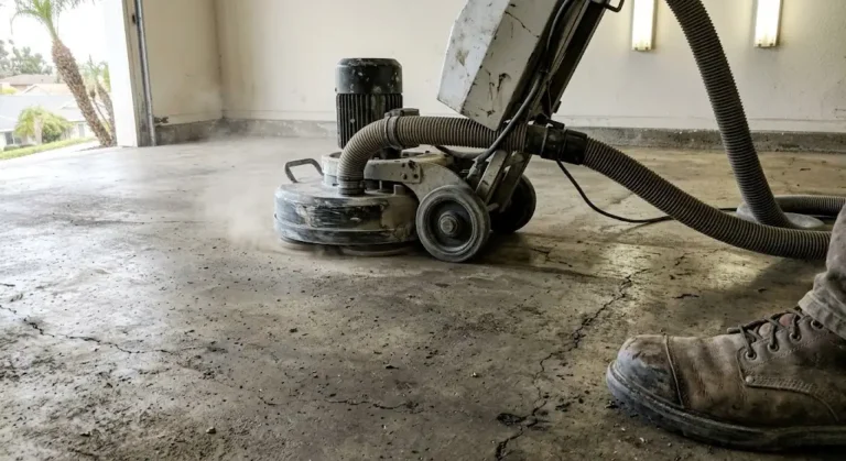 epoxy flooring prep in huntington beach, ca