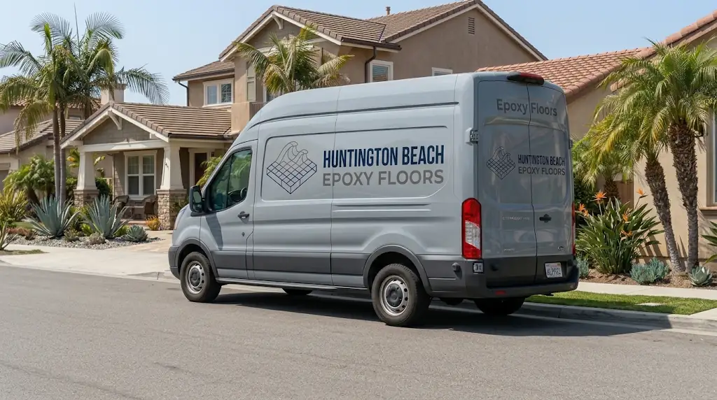 huntington beach epoxy floors van